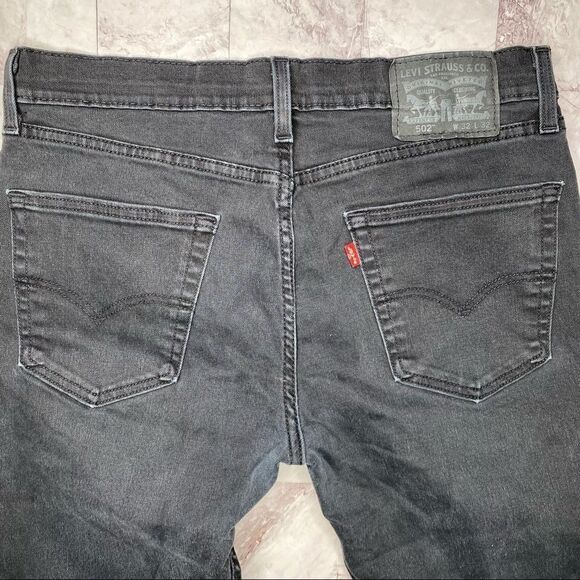 LEVI’S Black Mid-Rise Skinny Denim Jeans - Size 32 - Picture 9 of 10